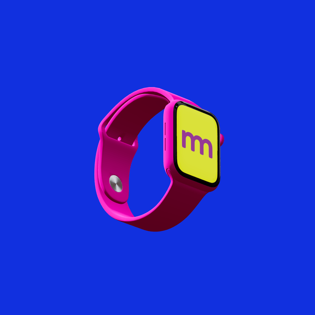 Scene apple_watch-hotpink-on-blue